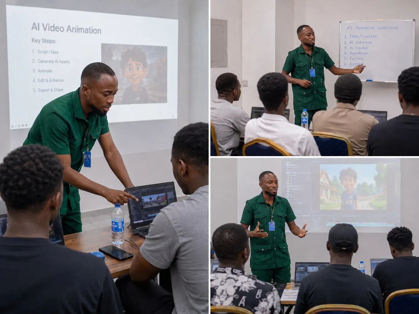 AI animation workshop organized by Boardroom Connect Gh